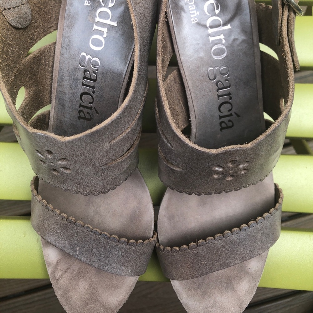Pedro García láser cut heels